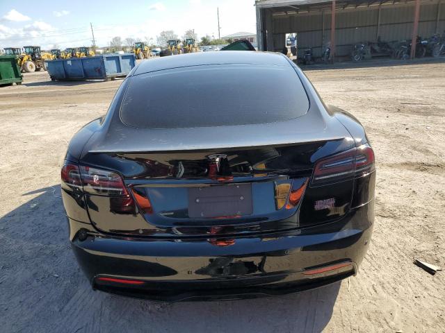5YJSA1E57NF490333 - 2022 TESLA MODEL S შავი ფოტო 6