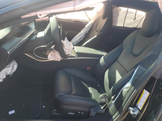5YJSA1E57NF490333 - 2022 TESLA MODEL S შავი ფოტო 7