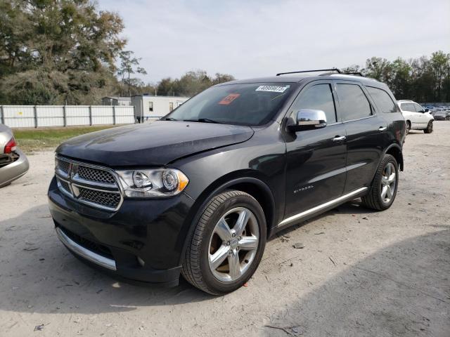 1C4SDHET1CC105955 - 2012 DODGE DURANGO CITADEL BLACK photo 1