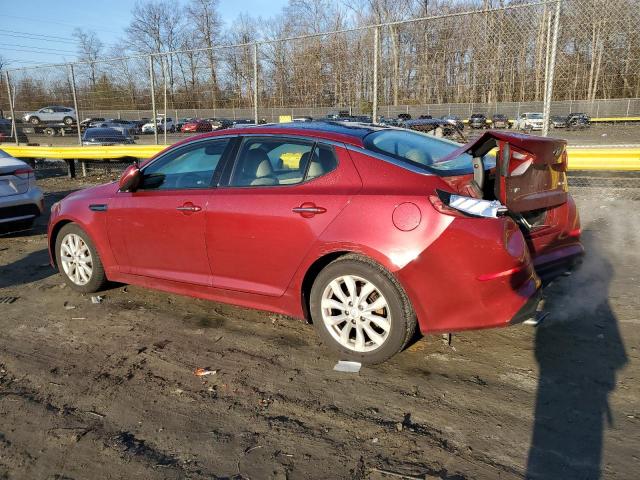 5XXGN4A7XEG295813 - 2014 KIA OPTIMA EX RED photo 2