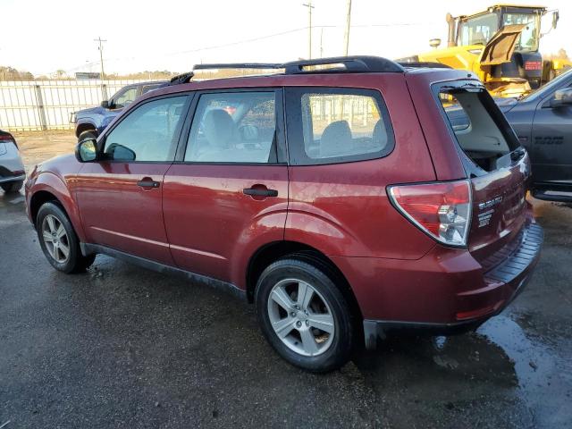 JF2SHBBC5BH770852 - 2011 SUBARU FORESTER 2.5X MAROON photo 2