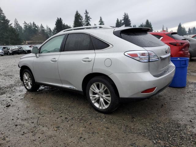 JTJBC1BA2B2036725 - 2011 LEXUS RX 450 SILVER photo 2