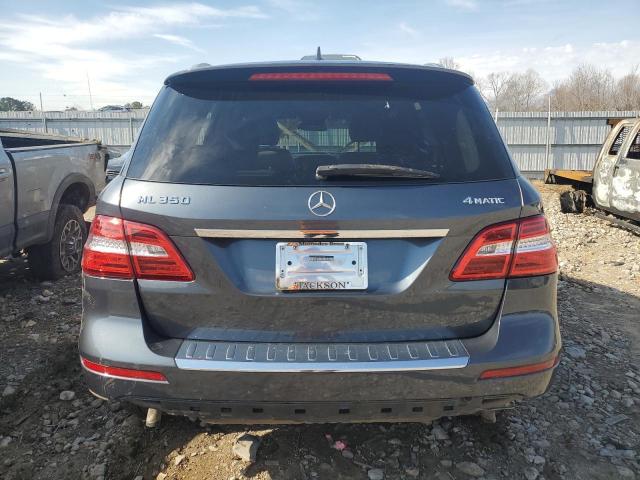 4JGDA5HB3CA031500 - 2012 MERCEDES-BENZ ML 350 4MATIC CHARCOAL photo 6