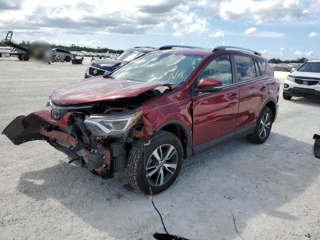 2T3WFREV1JW481603 - 2018 TOYOTA RAV4 ADVENTURE RED photo 1