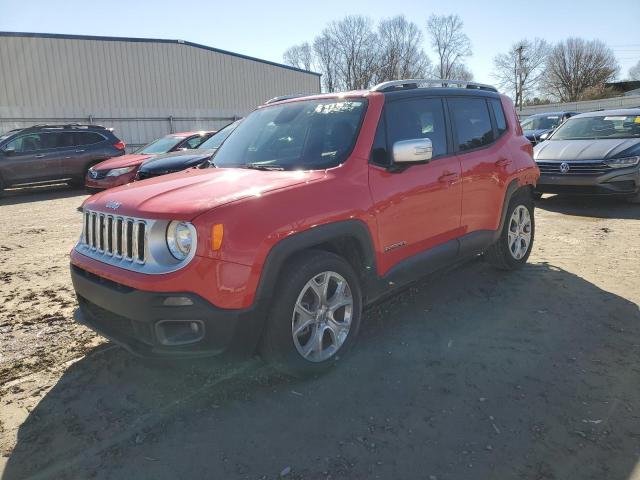 ZACCJADB2HPE70578 - 2017 JEEP RENEGADE LIMITED RED photo 1