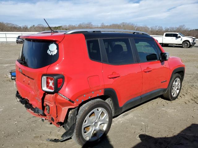 ZACCJADB2HPE70578 - 2017 JEEP RENEGADE LIMITED RED photo 3