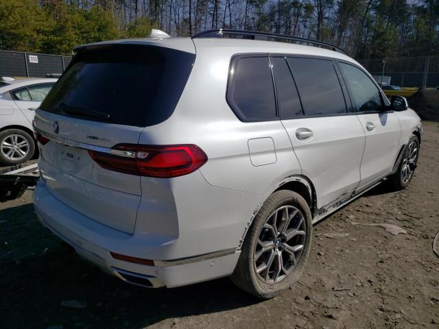 5UXCW2C0XM9E91781 - 2021 BMW X7 XDRIVE40I WHITE photo 3