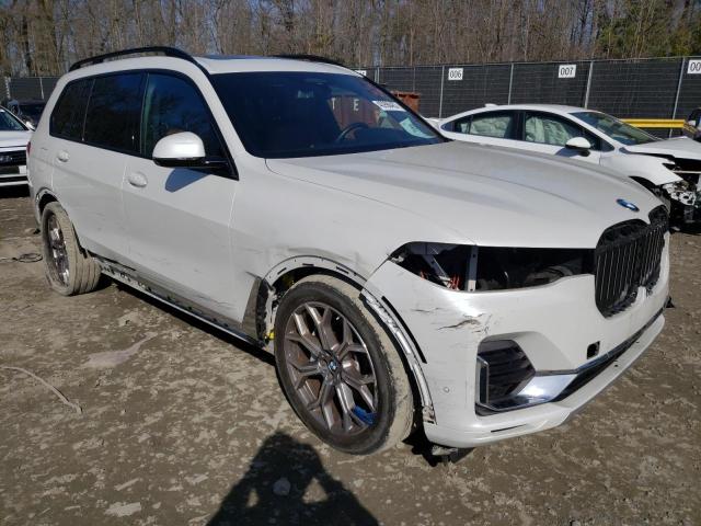 5UXCW2C0XM9E91781 - 2021 BMW X7 XDRIVE40I WHITE photo 4