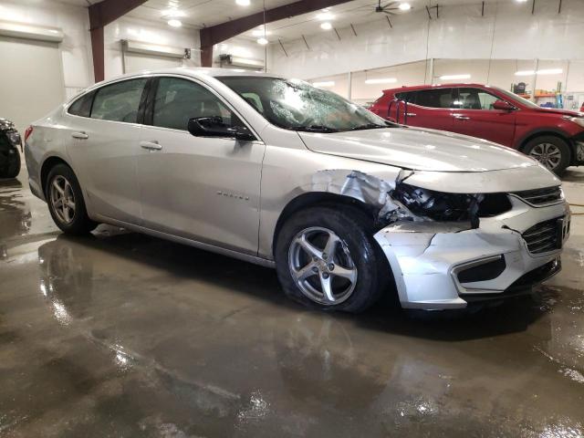 1G1ZB5ST7HF260516 - 2017 CHEVROLET MALIBU LS SILVER photo 4