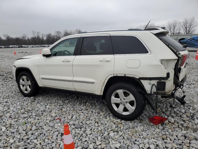 1C4RJFAG9CC150744 - 2012 JEEP GRAND CHER LAREDO WHITE photo 2