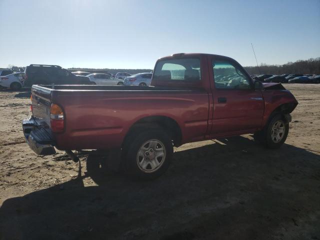 5TENL42N84Z415537 - 2004 TOYOTA TACOMA MAROON photo 3