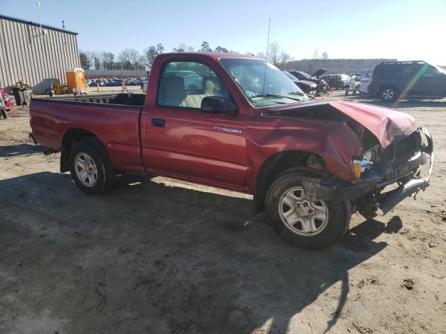 5TENL42N84Z415537 - 2004 TOYOTA TACOMA MAROON photo 4