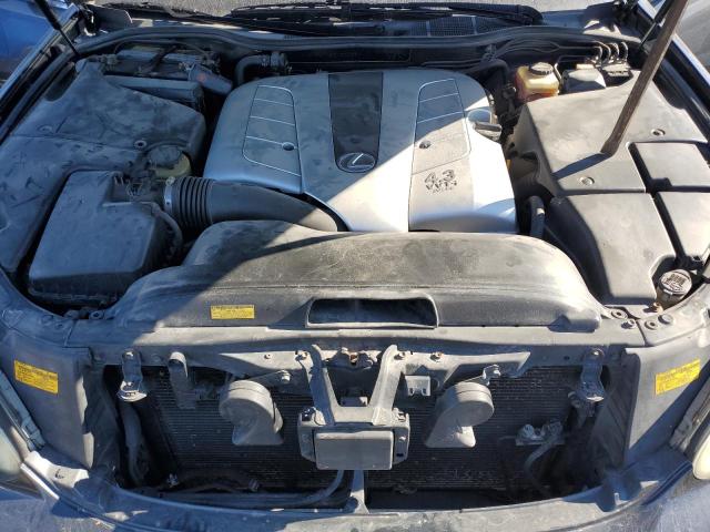 JTHBN36F050180089 - 2005 LEXUS LS 430 GRAY photo 11