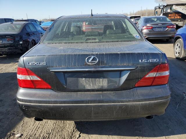 JTHBN36F050180089 - 2005 LEXUS LS 430 GRAY photo 6