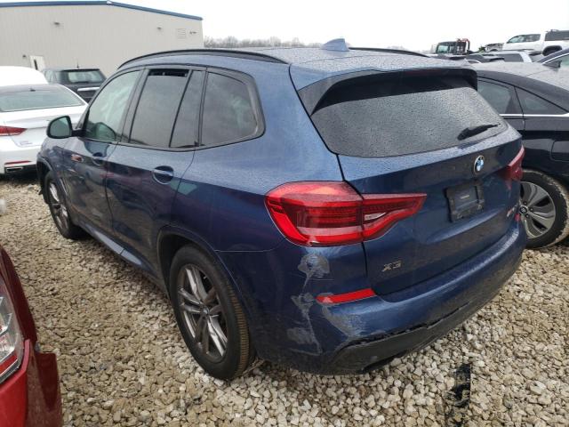 5UXTS3C53K0Z08427 - 2019 BMW X3 XDRIVEM40I BLUE photo 2