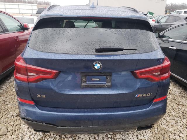 5UXTS3C53K0Z08427 - 2019 BMW X3 XDRIVEM40I BLUE photo 6