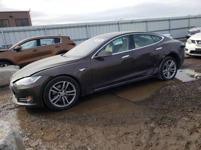 5YJSA1CN2DFP05988 - 2013 TESLA MODEL S შავი ფოტო 1