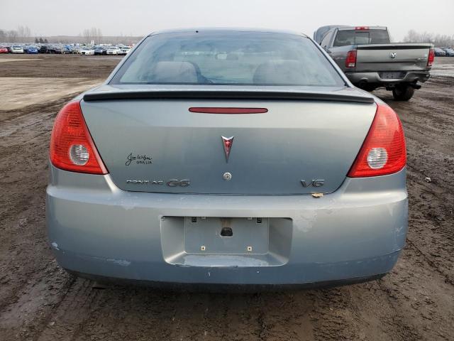 1G2ZG58N674256716 - 2007 PONTIAC G6 BASE BLUE photo 6