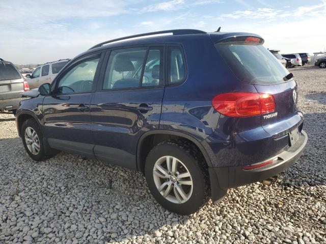 WVGBV7AX3GW582645 - 2016 VOLKSWAGEN TIGUAN S BLUE photo 2