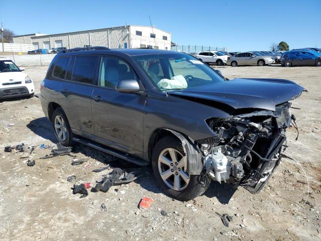 5TDZK3EHXAS017579 - 2010 TOYOTA HIGHLANDER GRAY photo 4