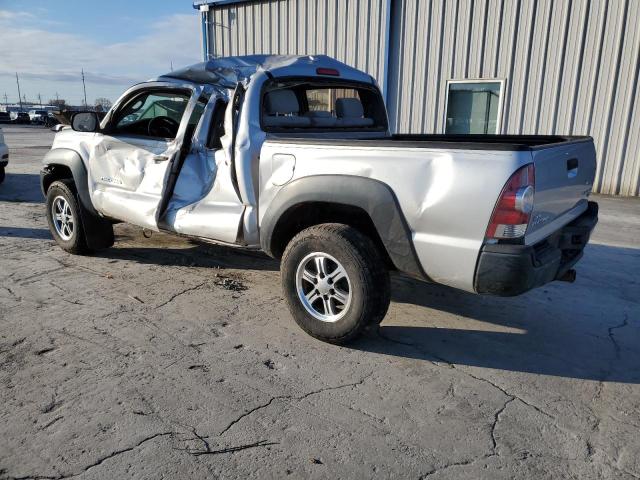 3TMJU4GN4AM101557 - 2010 TOYOTA TACOMA DOUBLE CAB PRERUNNER SILVER photo 2