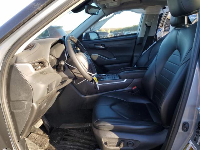 5TDHZRBH0MS122456 - 2021 TOYOTA HIGHLANDER XLE GRAY photo 7