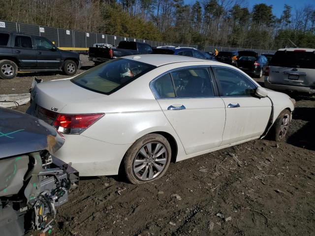 1HGCP3F82CA005840 - 2012 HONDA ACCORD EXL WHITE photo 3