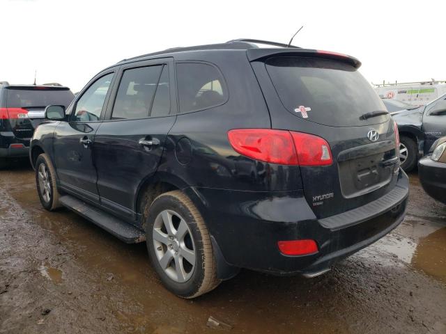 5NMSH13EX9H231967 - 2009 HYUNDAI SANTA FE SE BLACK photo 2