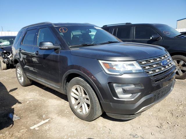 1FM5K7DH6HGA09468 - 2017 FORD EXPLORER XLT GRAY photo 4