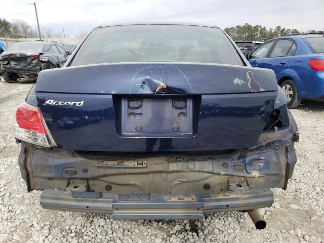 1HGCP2F3XAA086498 - 2010 HONDA ACCORD LX BLUE photo 6