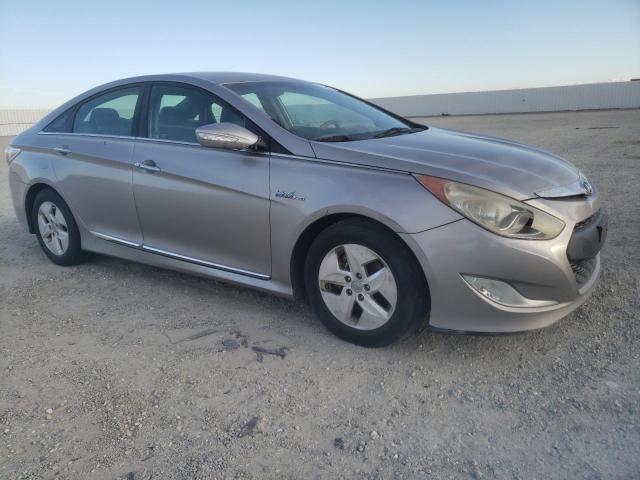 KMHEC4A43BA005840 - 2011 HYUNDAI SONATA HYBRID GRAY photo 4