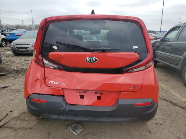 KNDJ23AU1M7124633 - 2021 KIA SOUL LX RED photo 6