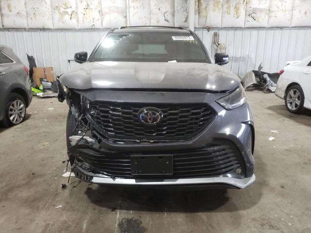 5TDLZRBH4MS127413 - 2021 TOYOTA HIGHLANDER XSE GRAY photo 5