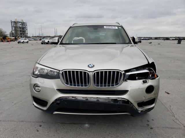 5UXWX9C52F0D45882 - 2015 BMW X3 XDRIVE28I BEIGE photo 5