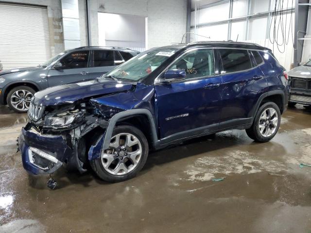 3C4NJDCB0LT115762 - 2020 JEEP COMPASS LIMITED BLUE photo 1