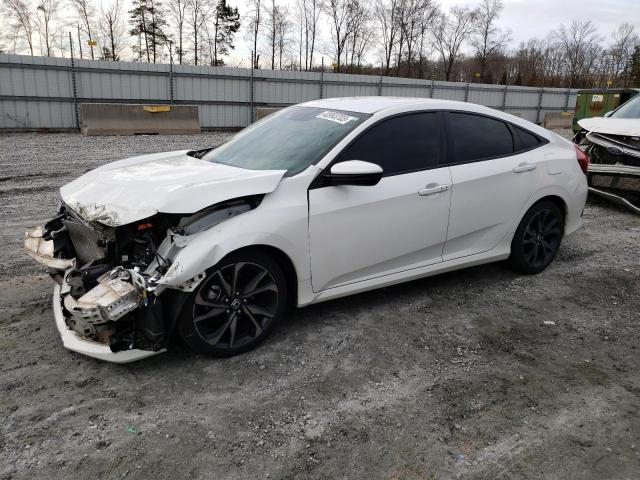 2HGFC2F8XLH525644 - 2020 HONDA CIVIC SPORT WHITE photo 1