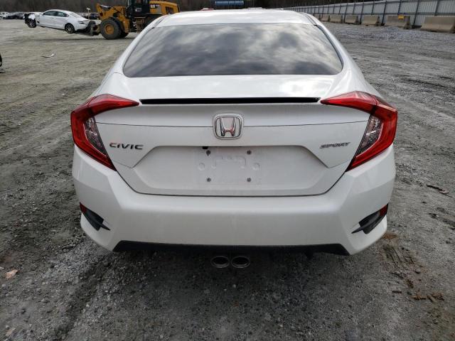 2HGFC2F8XLH525644 - 2020 HONDA CIVIC SPORT WHITE photo 6