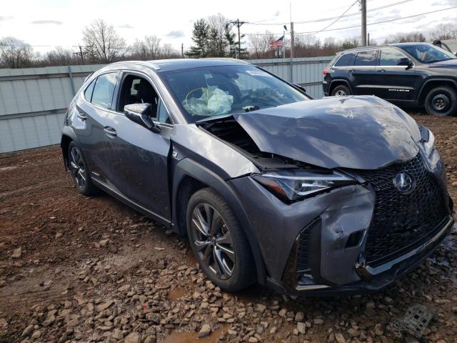 JTHU9JBH0K2001932 - 2019 LEXUS UX 250H GRAY photo 1