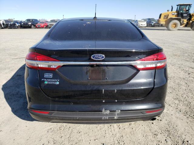 3FA6P0PU0JR285675 - 2018 FORD FUSION SE PHEV BLACK photo 6