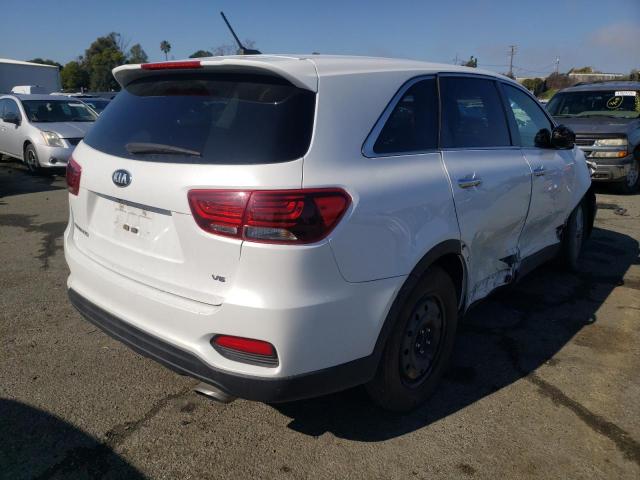 5XYPG4A56LG619714 - 2020 KIA SORENTO S WHITE photo 3