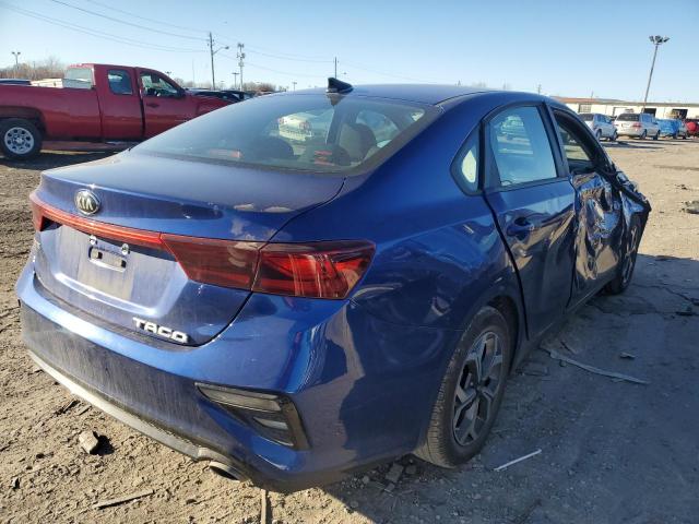 3KPF24AD7ME372428 - 2021 KIA FORTE FE BLUE photo 3