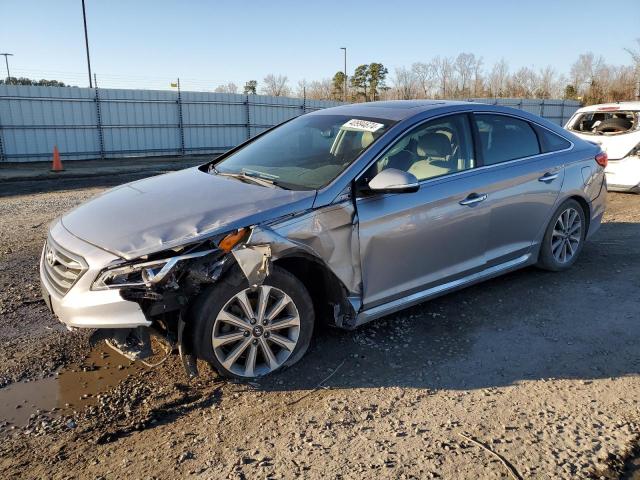 5NPE34AF2HH553139 - 2017 HYUNDAI SONATA SPORT SILVER photo 1