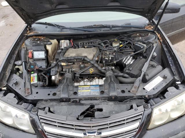 2G1WF55E559372059 - 2005 CHEVROLET IMPALA BLACK photo 11