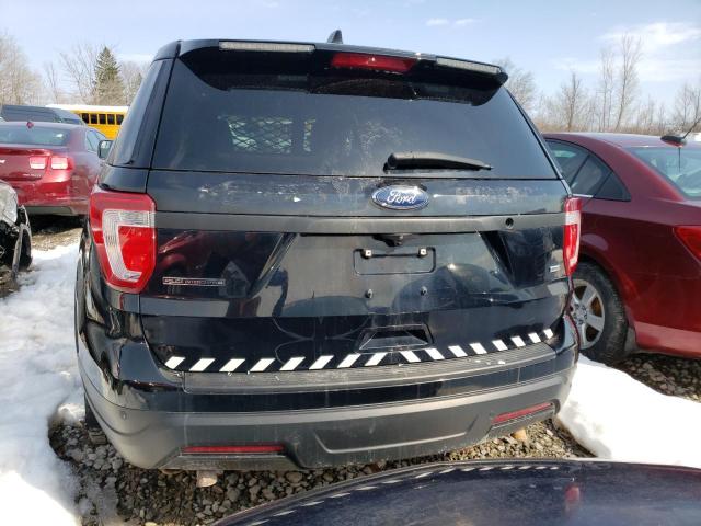 1FM5K8AR6JGB00460 - 2018 FORD EXPLORER POLICE INTERCEPTOR BLACK photo 6