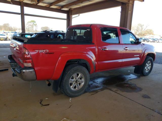 5TEJU62N37Z328320 - 2007 TOYOTA TACOMA DOUBLE CAB PRERUNNER RED photo 3