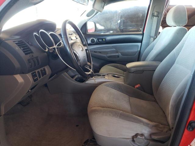 5TEJU62N37Z328320 - 2007 TOYOTA TACOMA DOUBLE CAB PRERUNNER RED photo 7