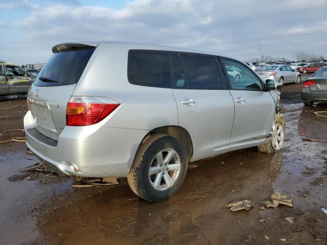 JTEES41A982030141 - 2008 TOYOTA HIGHLANDER SILVER photo 3