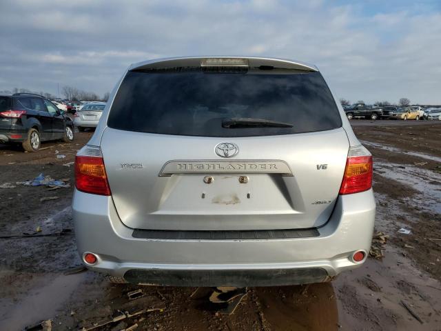 JTEES41A982030141 - 2008 TOYOTA HIGHLANDER SILVER photo 6