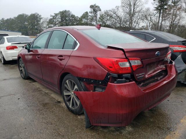 4S3BNEN68G3010658 - 2016 SUBARU LEGACY 3.6R LIMITED MAROON photo 2