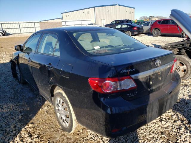 2T1BU4EE7DC984137 - 2013 TOYOTA COROLLA BASE CHARCOAL photo 2